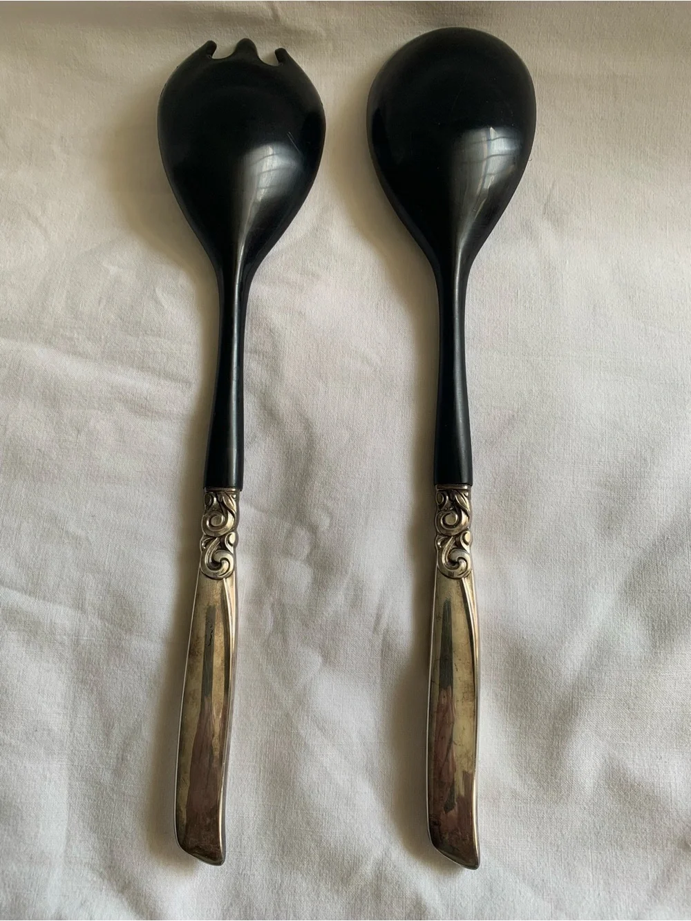Vintage 2 Piece Salad Serving Set